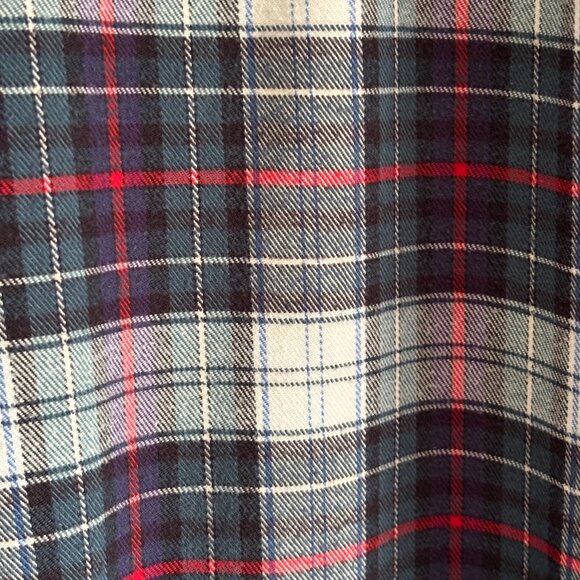 Vtg Plaid Flannel Button Down - Picture 7 of 8